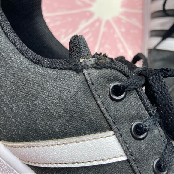 Adidas Grand Court canvas black sneakers size 6 - Picture 11 of 13